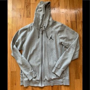 Jordan zip up hoodie Large